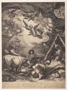 The Annunciation to the Shepherds by Jan Saenredam