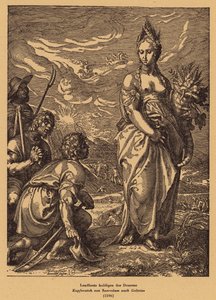 Veneration of Demeter (Ceres) by Jan Saenredam