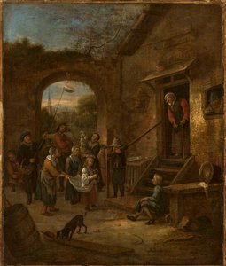 May Festival (Collecting Alms) by Jan Steen