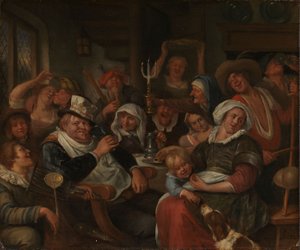 Twelfth Night by Jan Steen