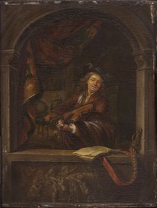 Violinist by Jan Steen