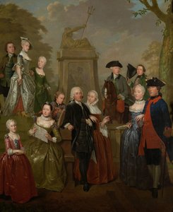 Portrait of Theodorus Bisdom van Vliet and His Family by Jan Stolker