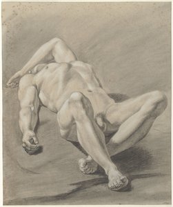 Reclining Male Nude by Jan Swart