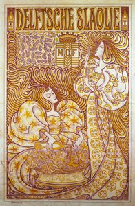 Delftsche Slaolie, Advertising Poster for Salad Dressing by Jan Toorop