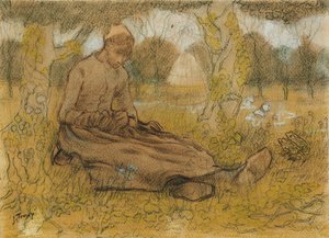 Young Girl in Spring