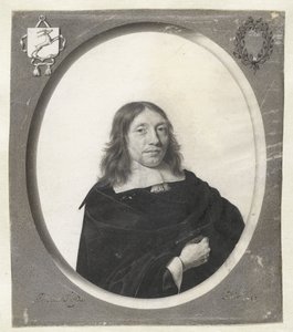 Portrait of Gijsbert van der Hoeven by Jan Thopas