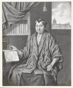 Portrait of an Elderly Woman, Seated with Astronomical Instruments