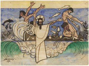 The Miraculous Catch of Fish by Jan Toorop