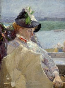 Lady with the Umbrella, 1888 by Jan Toorop