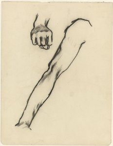 Study Sheet with Arm and Hand by Jan Toorop