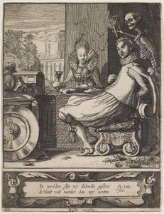 Death Surprising a Couple, c.1618-20 by Jan Van de II Velde