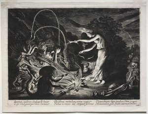 The Witch (Night Piece) by Jan Van de Velde
