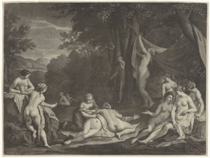 Diana and Callisto by Jan Verkolje (I)