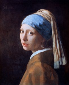 Girl with a Pearl Earring, c1665 by Jan Vermeer van Delft