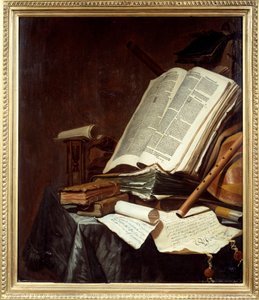 Books and Musical Instruments by Jan Vermeulen
