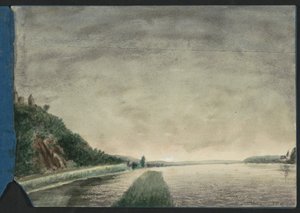 Mountain Landscape by a Lake by Jan Veth