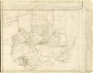 Lacemakers by Jan Veth