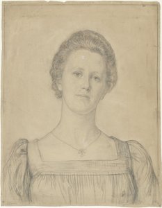 Portrait of Emilie van Kerckhoff by Jan Veth