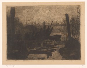 Wrecks in a Polder Landscape by Jan Veth