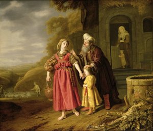 The Expulsion of Hagar and Ishmael, c.1644 by Jan Victors