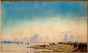 View of the Ijssel by Jan Voerman