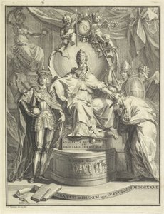 Throning Pope Adrian VI