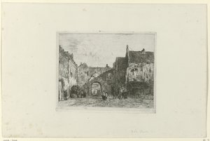 View of the Binnenhof by Jan Weissenbruch