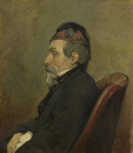 Portrait of Johan-Hendrick-Louis Meyer, Marine Painter by Jan Weissenbruch