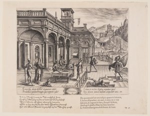 Dorica, from Theatrum Vitae Humanae (The Ages of Man) by Jan Wierix