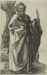 St. Bartholomew by Jan Wierix