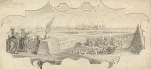 An Officer upon a Rampart Directing the Bombardment of a Distant Town by Jan Wyck