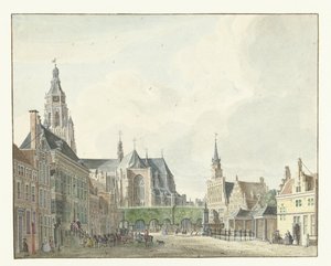 Market in Arnhem by Jan de Beijer