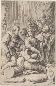 Holy Family with Saints