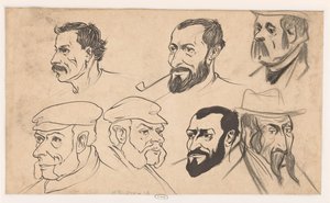 Study Sheet with Heads