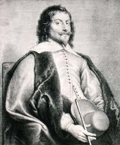 Nicolas Lanier engraved by Lucas Vostermans by Jan the Elder (after) Lievens