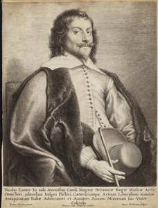 Portrait of Nicholas Lanier by Jan the Elder Lievens