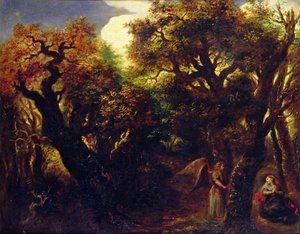 Wooded Landscape with Hagar and the Angel