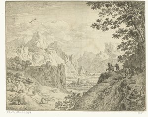 River Landscape with Travelers (Rhineland Landscapes)