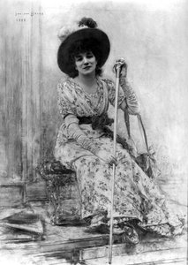 Portrait of Sarah Bernhardt (1844-1923)