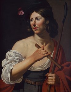Shepherd Boy holding a Crook and a Flute by Jan van Bijlert or Bylert