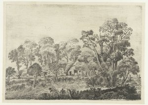 Landscape with Farm by a Pond