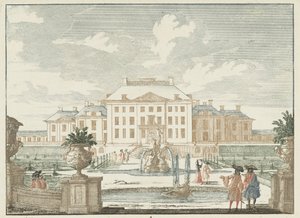 View of the Rear of Palace Het Loo (Admirandorum quadruplex spectaculum)