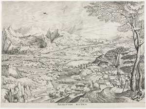 The Large Landscapes: Solicitudo Rustica by Jan van Doetechum