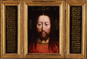 Triptych: Christ as Salvator Mundi