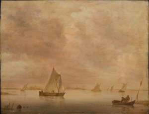 River Landscape by Jan van Goyen