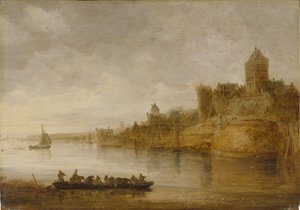 The Medieval Walls of Nijmegen by Jan van Goyen