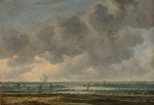View of Haarlem and the Haarlemmer Meer by Jan van Goyen