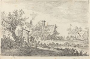Wayside Inn by Jan van Goyen