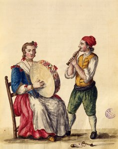 Venetian Musician by Jan van Grevenbroeck