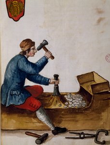Worker at mint